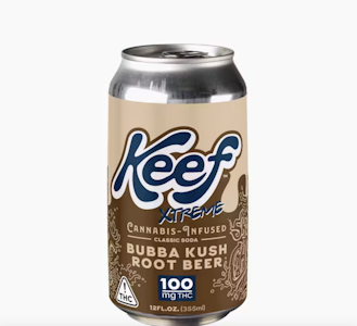 KEEF - KEEF 100mg Bubba Kush Root Beer Xtreme Beverage