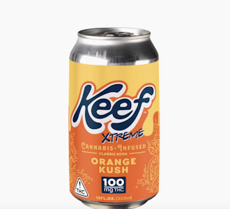 KEEF - KEEF 100mg Orange Kush Soda Xtreme Beverage