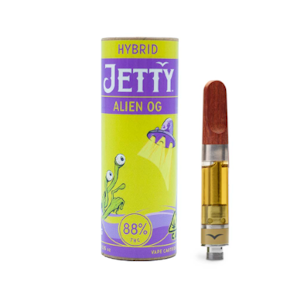 JETTY EXTRACTS - Jetty Extracts - 1g High THC Cartridge - Alien OG