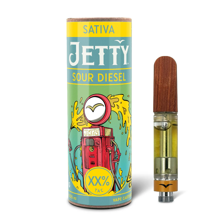 Jetty Extracts - Jetty Extracts - 1g High THC Cartridge - Sour Diesel Main Image