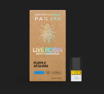PAX - PAX | Pod | Live Rosin with Diamonds - Purple Afghani | 1g