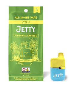 JETTY EXTRACTS - Pineapple Express - HIGH THC - Disposable - 1g