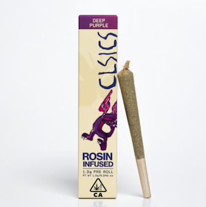 CLSICS - CLSICS | Deep Purple | Rosin Infused Pre-Roll | [1.3g] | Indica