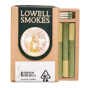 Lowell Herb Co. - Lowell Herb Co. - 6ct Pre Roll Pack - The Bedtime 