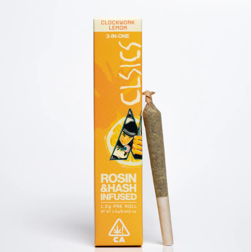 CLSICS - CLSICS - 1.2g Hash Pre Roll - Clockwork Lemon Main Image