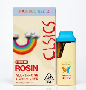 CLSICS - CLSICS - 1g Live Rosin AIO - Rainbow Beltz