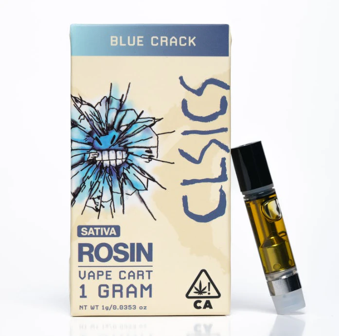CLSICS - CLSICS - 1g Live Rosin Cartridge - Blue Crack Main Image