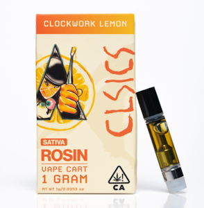 CLSICS - CLSICS - 1g Live Rosin Cartridge - Clockwork Lemon