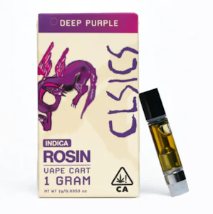 CLSICS - CLSICS - 1g Live Rosin Cartridge - Deep Purple