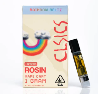 CLSICS - CLSICS - 1g Live Rosin Cartridge - Rainbow Beltz