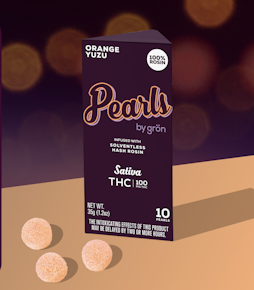 Grön | Orange Yuzu Hash Rosin Pearls | 10pk/100mg