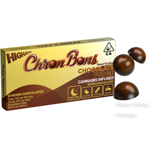 HIGHATUS - Highatus - 100mg 10pk ChronBons - Chocolate Fudge