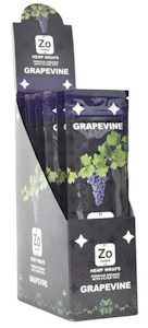 MJ WHOLESALE - Zooted Flavored Hemp Wraps 2pk - Grapevine