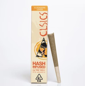 CLSICS - CLSICS 1G Clockwork Lemon Hash Infused Preroll