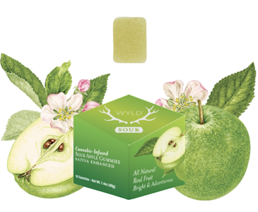 WYLD - Wyld Gummies - Sour Apple 100mg