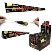 RAW Black 1 1/4 Cones 6pc (Scoop Pack)