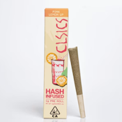 CLSICS 1G Pink Lemon Up Hash Infused Preroll