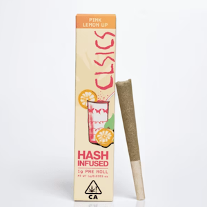 CLSICS - CLSICS 1G Pink Lemon Up Hash Infused Preroll