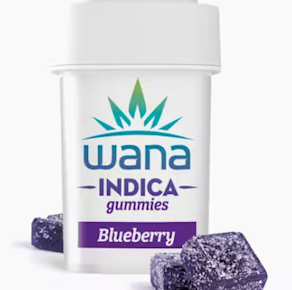 Wana | Edibles | Classic Blueberry Gummies | 100mg 10