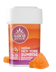 Wana | Edibles | Quick Gummies -New York Sunrise | 100mg 10