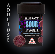 Gummies | Blue Razz Sour Jewels | 200mg