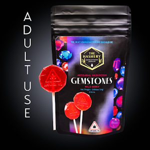 The Hashery - Lollipop 2-pk | Wild Berry Gemstone | 10mg