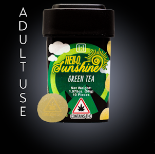 The Hashery - 10-pk | Green Tea Hello Sunshine | 1:1 | CBG:THC | 50mg