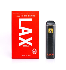 LAX Packs - LAX Packs Live Resin All In One 1g LAX OG