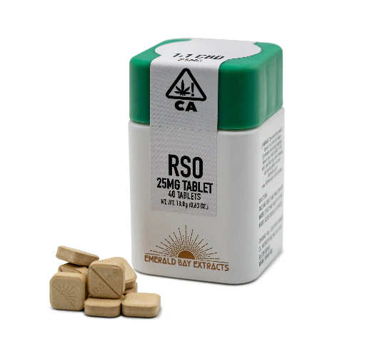 Emerald Bay Extracts - Sunday Rose 1:1 | 1000mg | 40pack 25mg Tablets | Emerald Bay Main Image