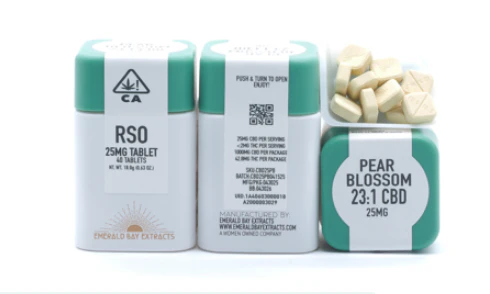 Emerald Bay Extracts - Pear Blossom 23:1 | 1000mg | 40pack 25mg Tablets Main Image