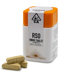 EMERALD BAY EXTRACTS - Strawberry Cough | 1000mg | 20pack 50mg Tablets | Emerald Bay