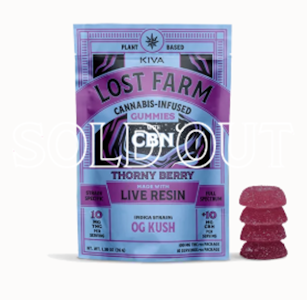 Lost Farm - Edibles | Lost Farms | Live Resin | Tahoe OG x Thorny Berry | 100mg