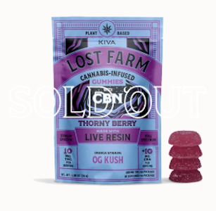 Lost Farms - [REC] Lost Farms | Thorny Berry | Live Resin 100mg Gummies