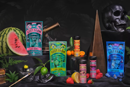 [REC] Lost Farms | GSC Sherbert Juicy Peach | Live Resin 100mg Gummies