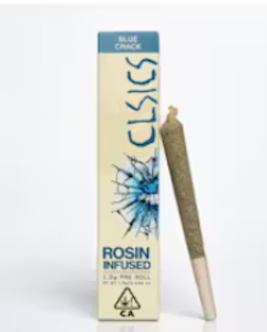 CLSICS Rosin & Rosin Infused Pre Rolls - CLSICS - Blue Crack - Rosin Infused Preroll - 1.3g - (Sativa)