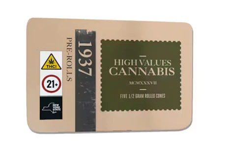 1937 - 1937 | Pre-roll - Mango Sherbert | 0.5g, 5ct