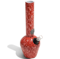  Chill Steel Pipes 13" Double-Wall Insulated Bong Limited Edition - Tommy Chong Paisley Red [SMOKESOURCE]