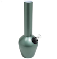 Chill Steel Pipes 13" Double-Wall Insulated Bong Green Armored [SMOKESOURCE]