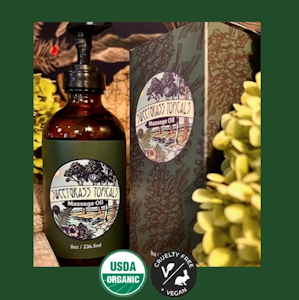 Sweetgrass Solventless - Massage Oil 1:1 THC:CBD - 500mg - Sweetgrass Topicals