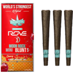 PRESIDENTIAL - [Presidential] Infused Moonrock Mini Blunt 3 Pack - 2.1g - Cherry Gelato (H)