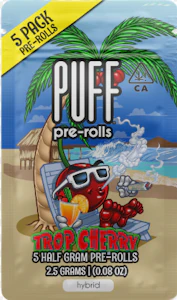 PUFF - Puff - Trop Cherry - Preroll Pack - 5pk - 2.5G
