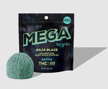 Gron | Edibles | Live Rosin Gummies - Mega Baja Blaze | 100mg