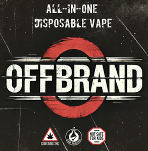OFFBRAND - Thin Mint Cookies *91% TAC* | 1g Disposable Vape | TAX INCLD