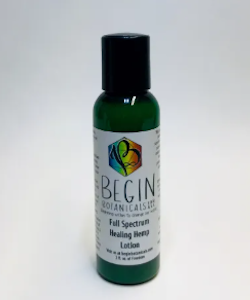 Begin Botanicals - Hemp & Lemongrass 4oz Lotion | Begin Botanicals