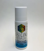Menthol Lotion Clinical Strength Roll On 3oz | Begin Botanicals