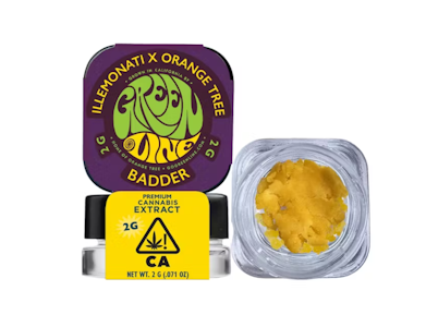 GREEN LINE - Greenline - 2g Badder - Illemonati x Orange Tree