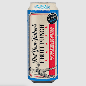 PABST BLUE RIBBON - NYF 100mg Fruit Punch Infused Beverage 16oz