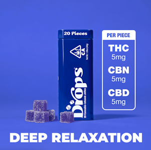 DROPS - Drops 1:1:1 CBN Black Currant Gummies 20ct