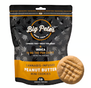 Big Pete's - Peanut Butter Indica Mini Cookies - 10pk - 100MG
