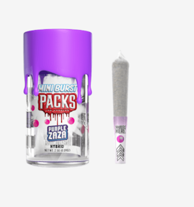 Packs | Pre-roll | 5pack Mini Bursts - Purple Zaza | 2.5g